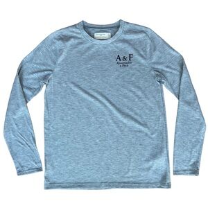 Abercrombie Kids Gray Long Sleeve Sleep Tee